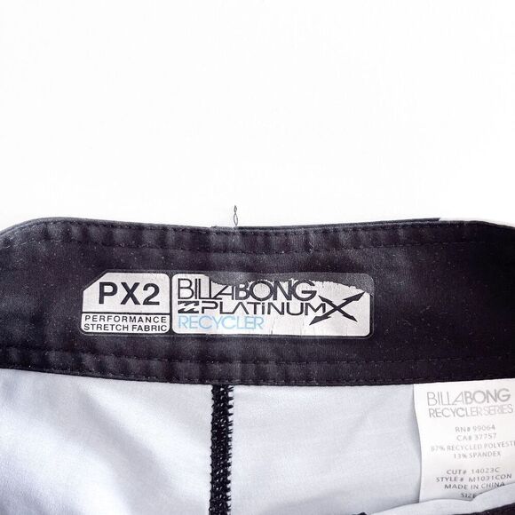 Billabong Mens Platinum X Recycler PX2 Stretch Board Shorts Black Red Size 28 - Picture 3 of 9